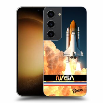 Picasee silikonowe przeźroczyste etui na Samsung Galaxy S23 5G - Space Shuttle