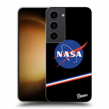 Picasee silikonowe czarne etui na Samsung Galaxy S23 5G - NASA Original