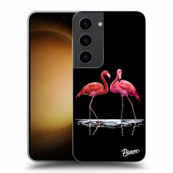 Picasee ULTIMATE CASE PowerShare pro Samsung Galaxy S23 5G - Flamingos couple