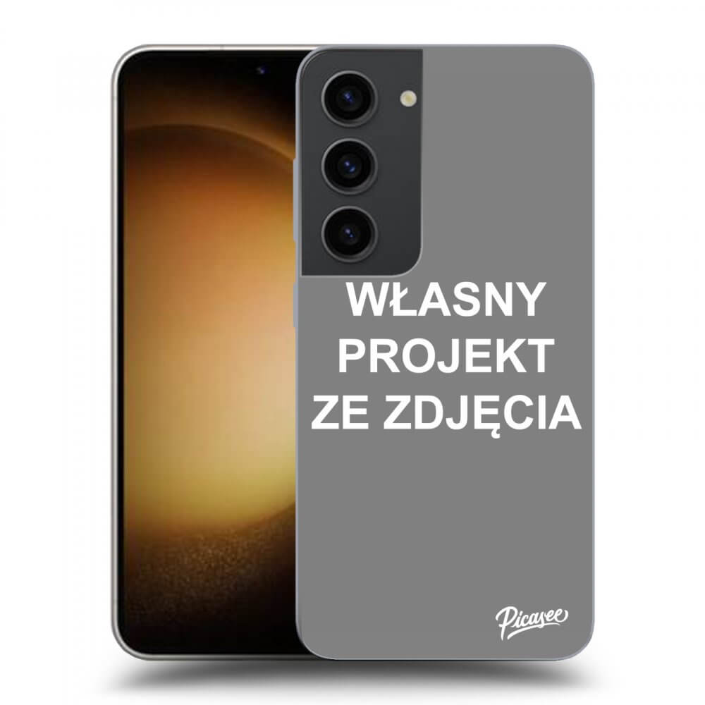 Picasee silikonowe przeźroczyste etui na Samsung Galaxy S23 5G - Własny projekt ze zdjęcia