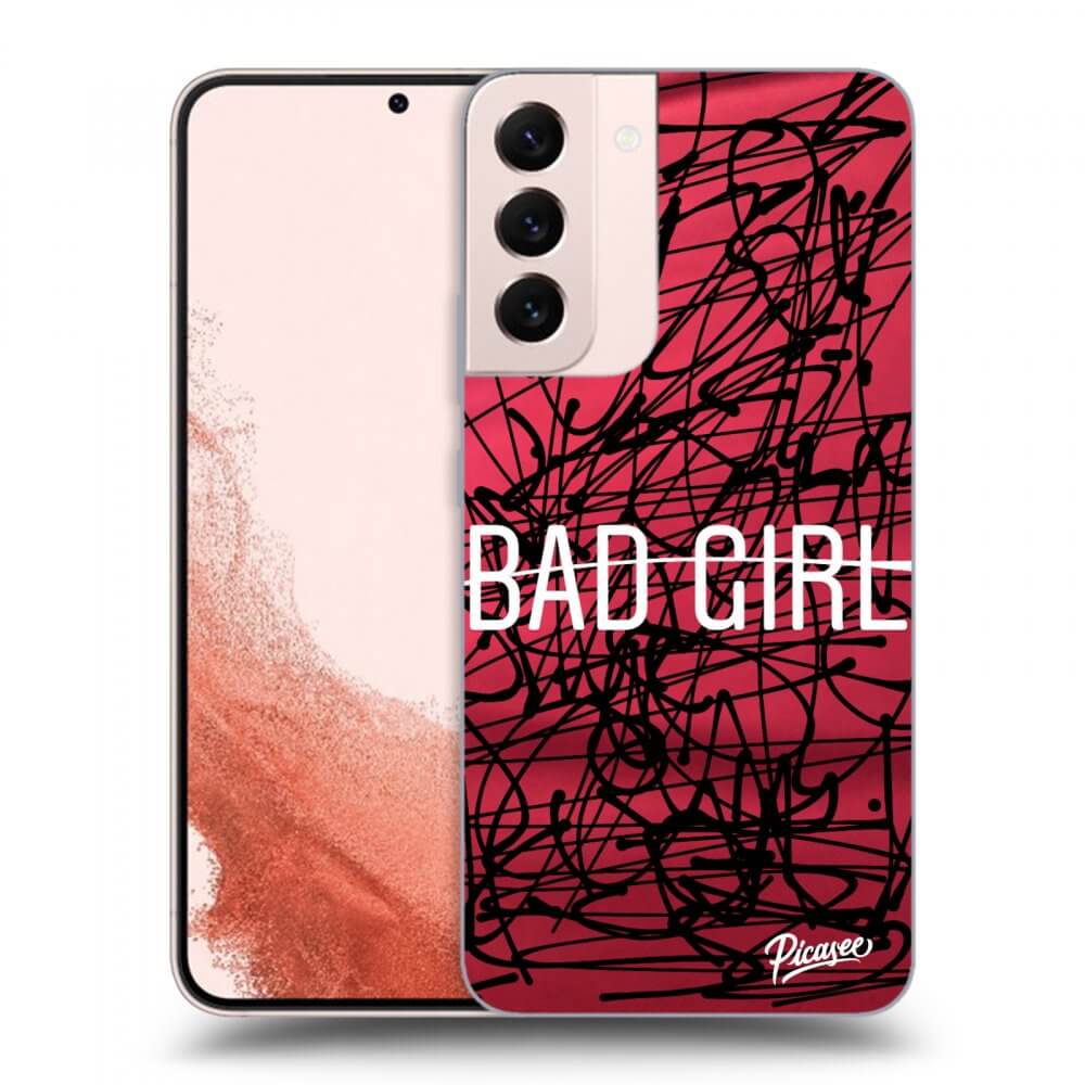 Picasee silikonowe przeźroczyste etui na Samsung Galaxy S23+ 5G - Bad girl