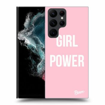 Picasee silikonowe przeźroczyste etui na Samsung Galaxy S23 Ultra 5G - Girl power