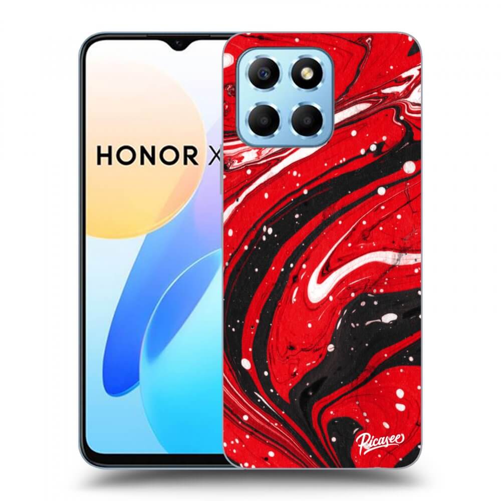 Picasee ULTIMATE CASE pro Honor X8 5G - Red black