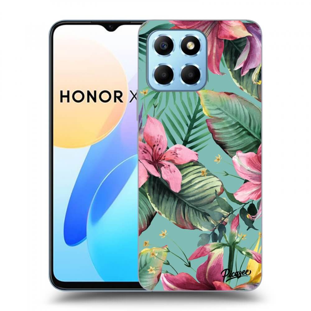 Picasee silikonowe przeźroczyste etui na Honor X8 5G - Hawaii