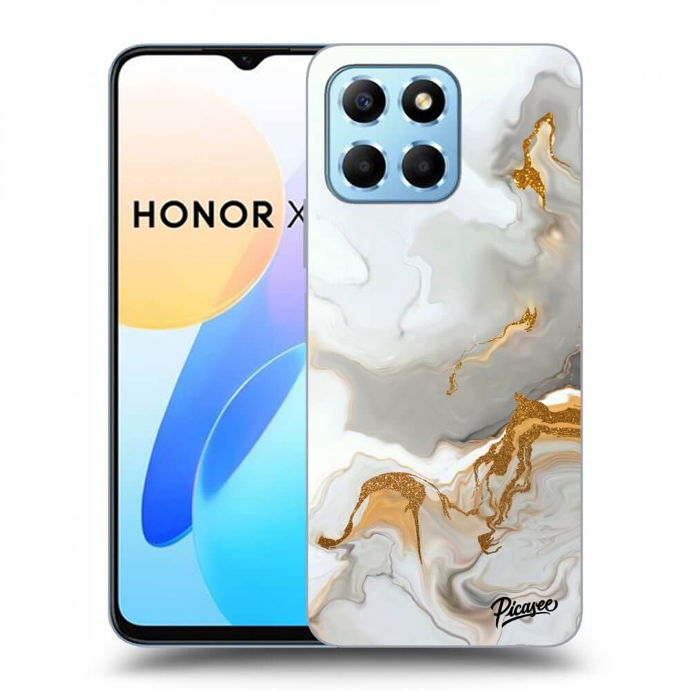 Picasee silikonowe przeźroczyste etui na Honor X8 5G - Her