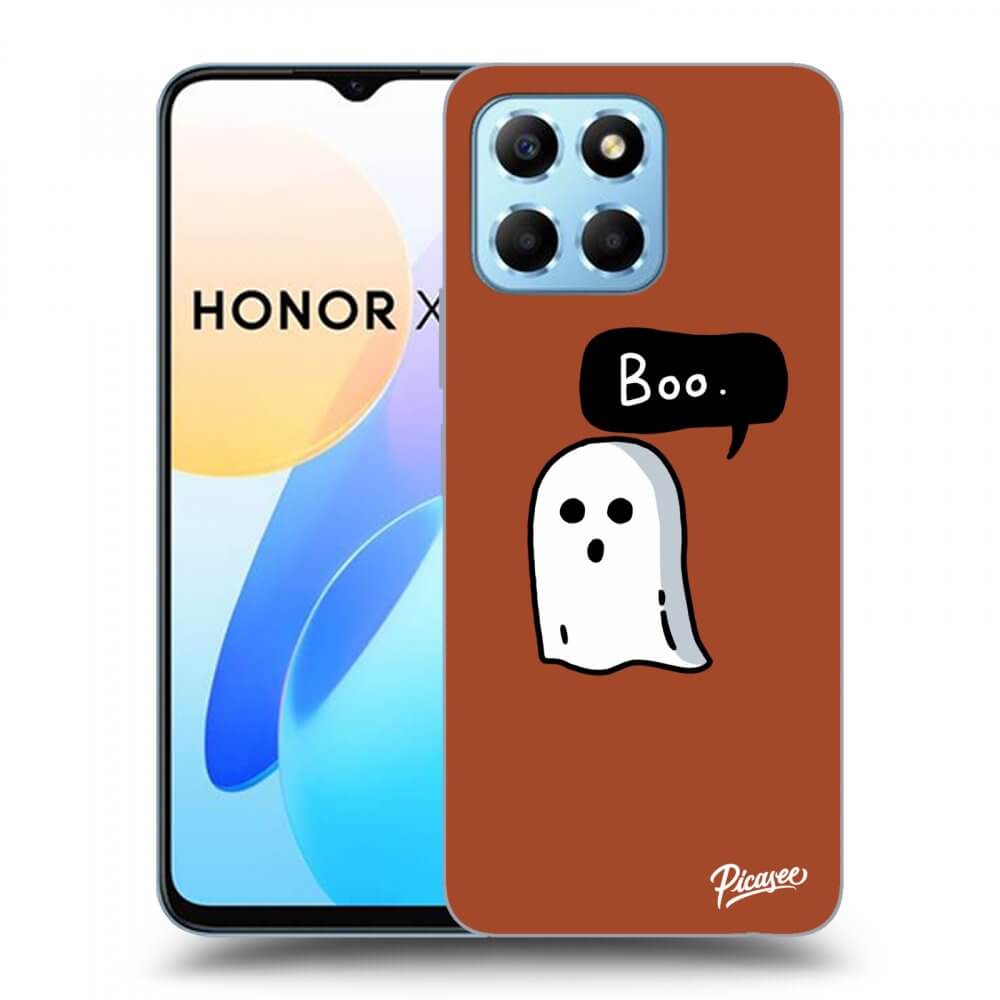 Picasee silikonowe przeźroczyste etui na Honor X8 5G - Boo