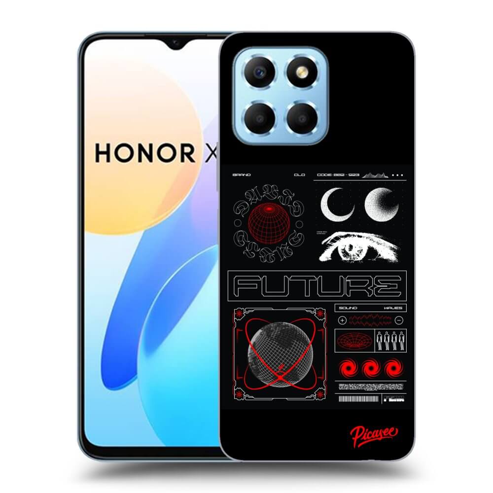 Picasee silikonowe przeźroczyste etui na Honor X8 5G - WAVES