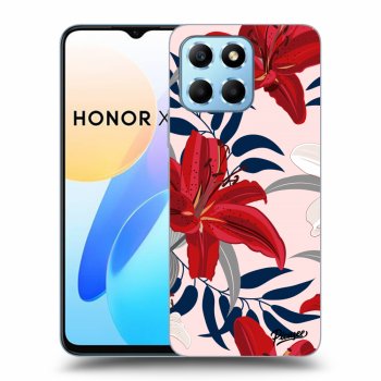 Etui na Honor X8 5G - Red Lily