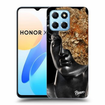 Picasee silikonowe czarne etui na Honor X8 5G - Holigger
