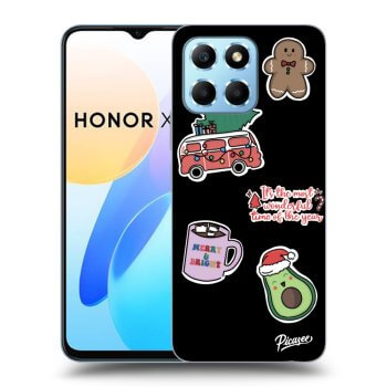 Etui na Honor X8 5G - Christmas Stickers