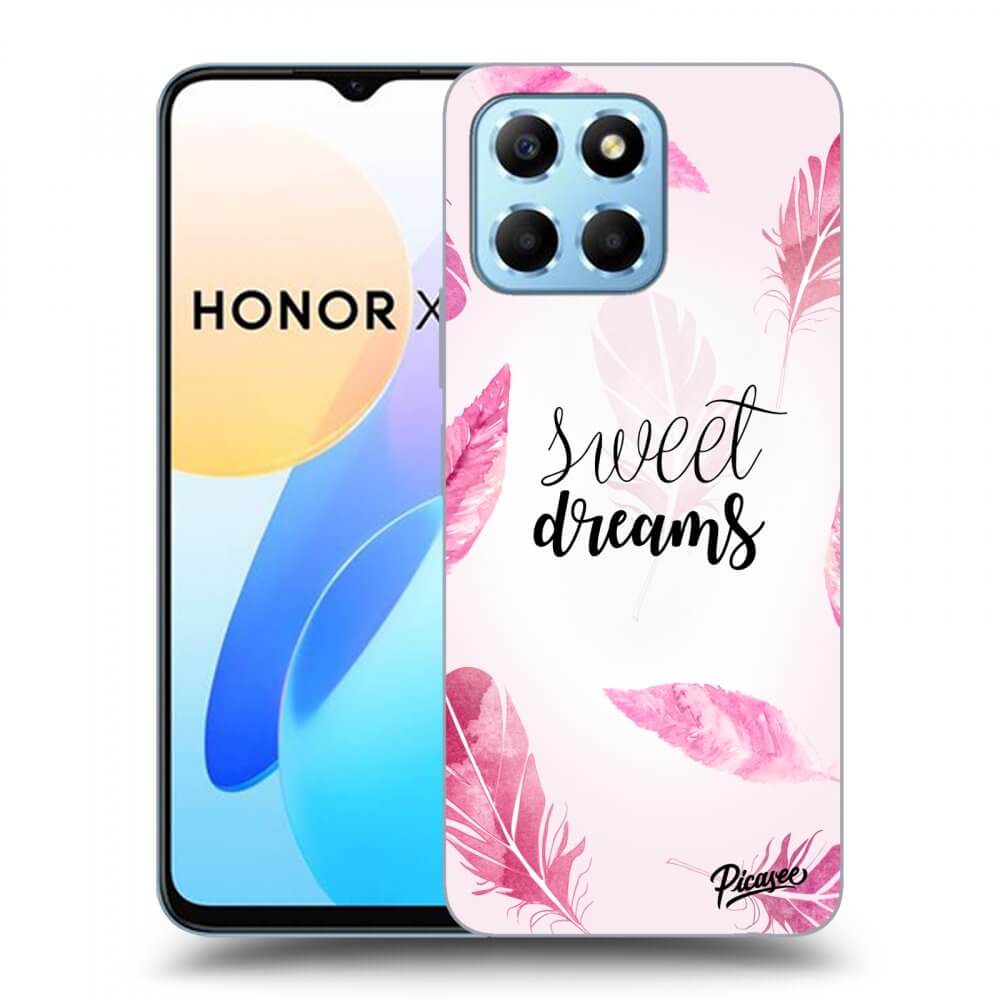 Picasee silikonowe przeźroczyste etui na Honor X8 5G - Sweet dreams