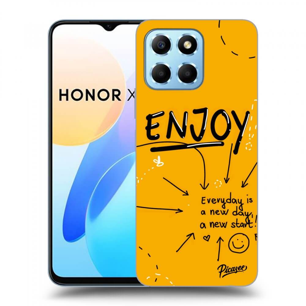 Picasee silikonowe przeźroczyste etui na Honor X6 - Enjoy