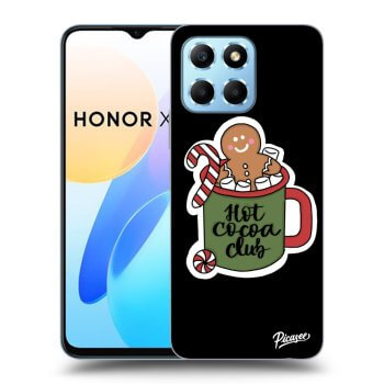 Picasee silikonowe czarne etui na Honor X6 - Hot Cocoa Club