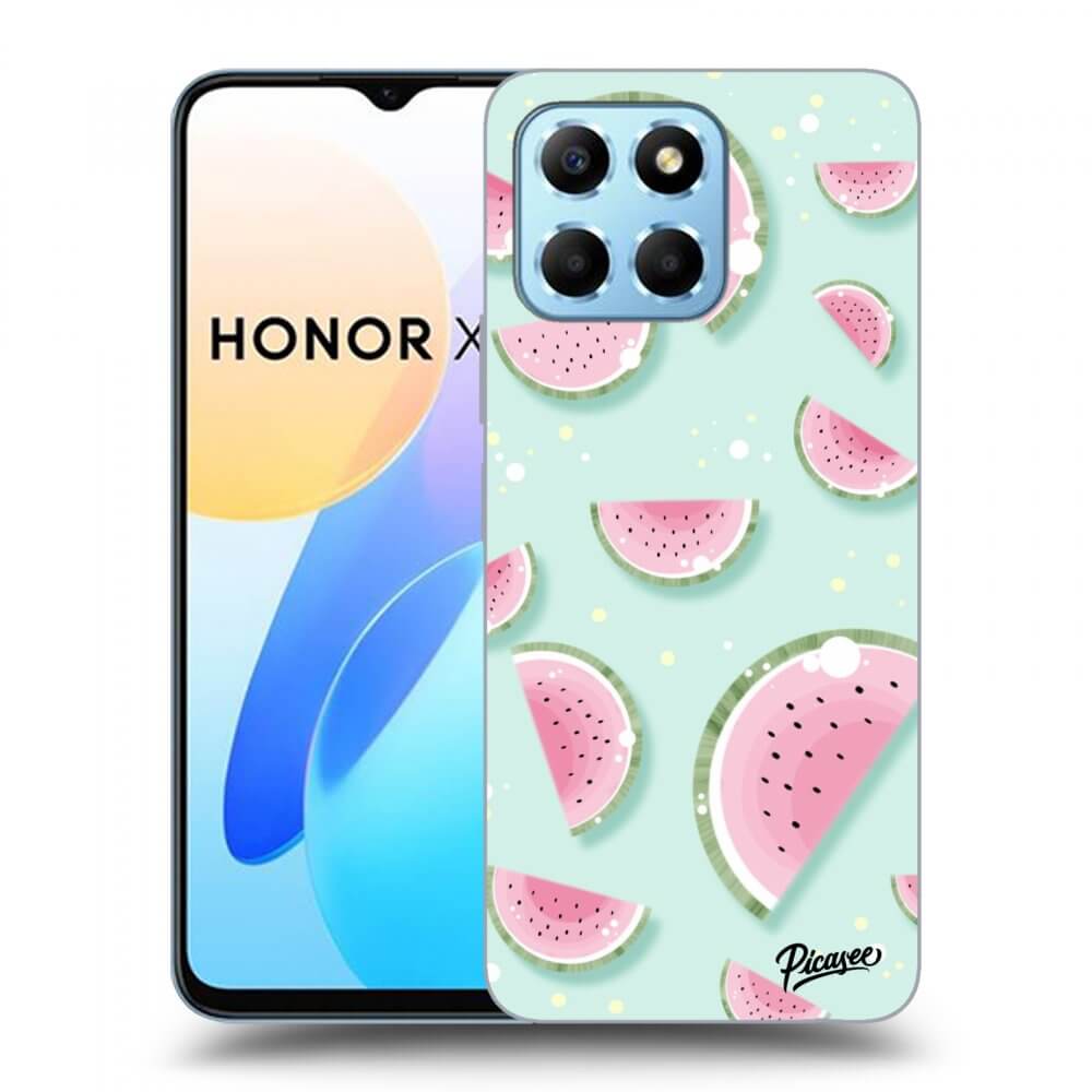 Picasee silikonowe przeźroczyste etui na Honor X6 - Watermelon 2