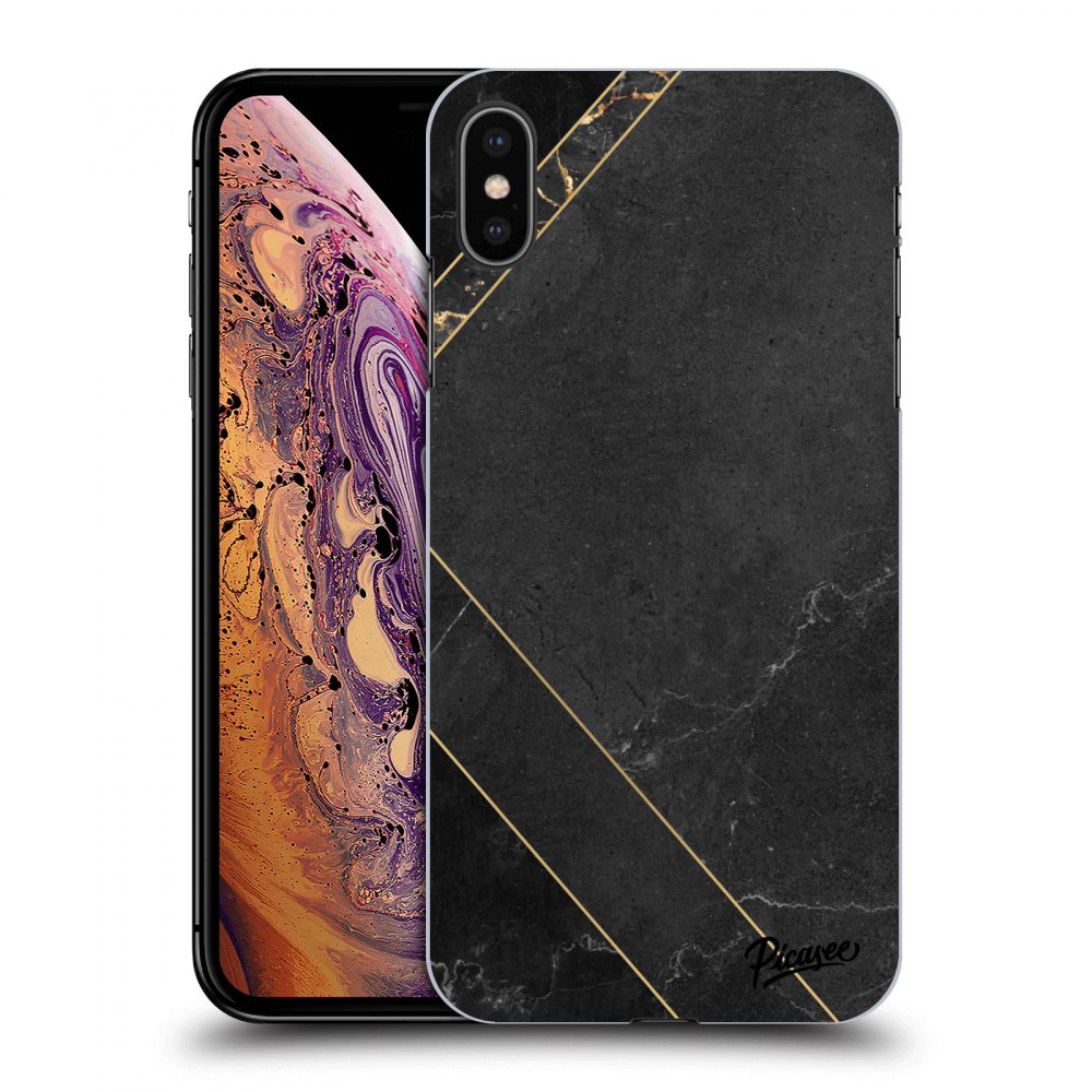 Picasee ULTIMATE CASE pro Apple iPhone XS Max - Black tile