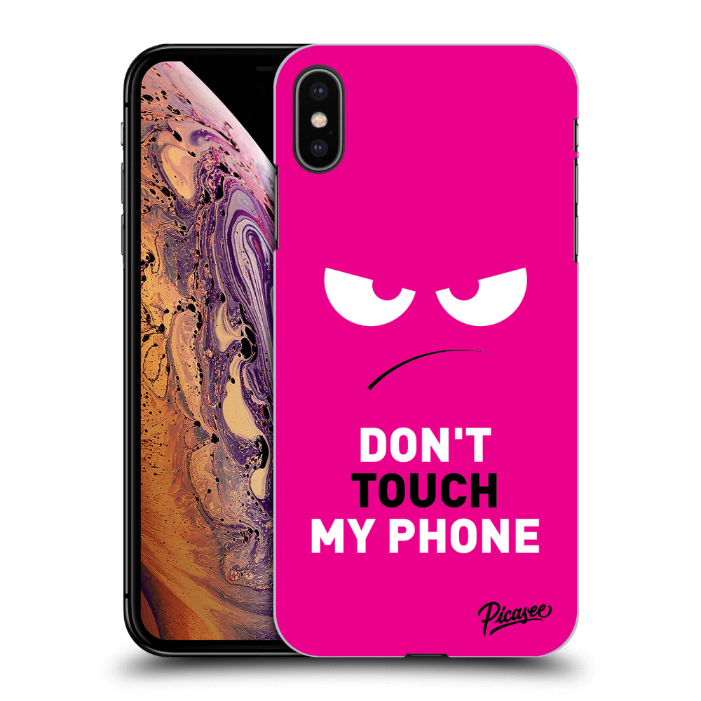 Picasee ULTIMATE CASE pro Apple iPhone XS Max - Angry Eyes - Pink