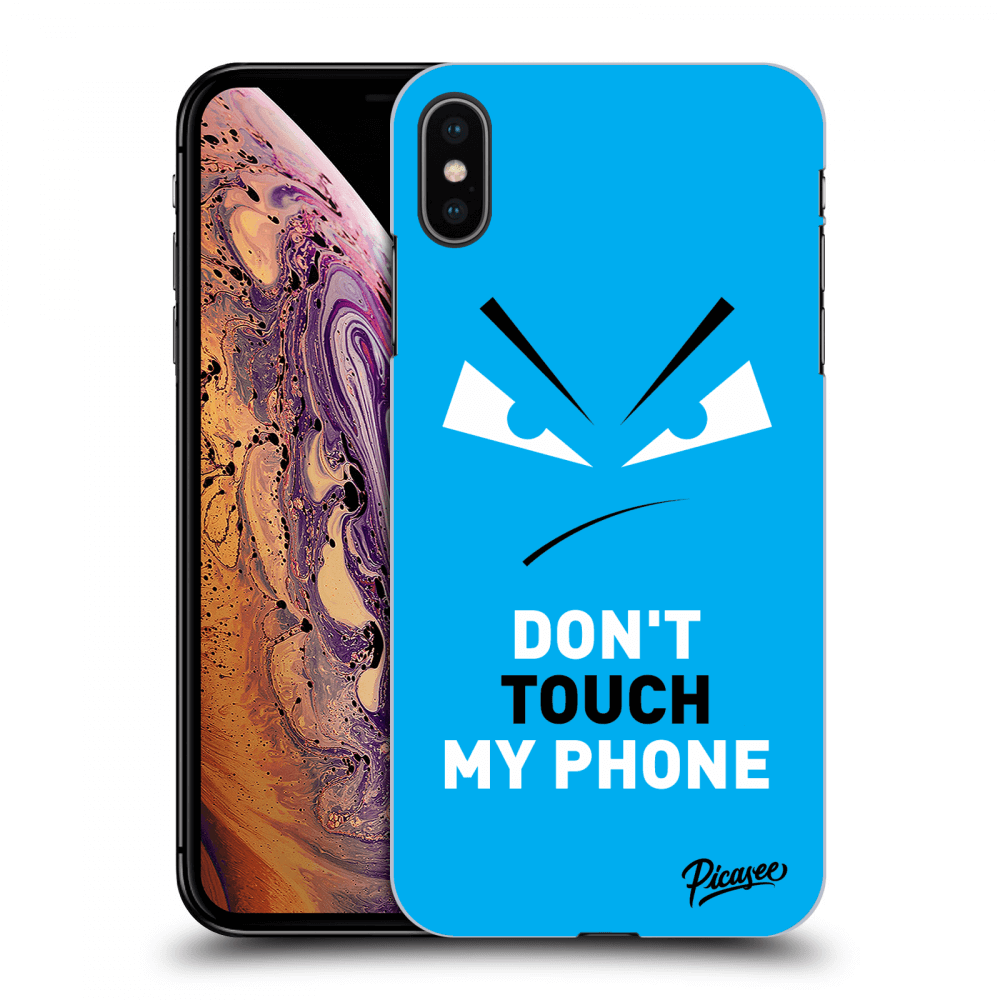 Picasee ULTIMATE CASE pro Apple iPhone XS Max - Evil Eye - Blue