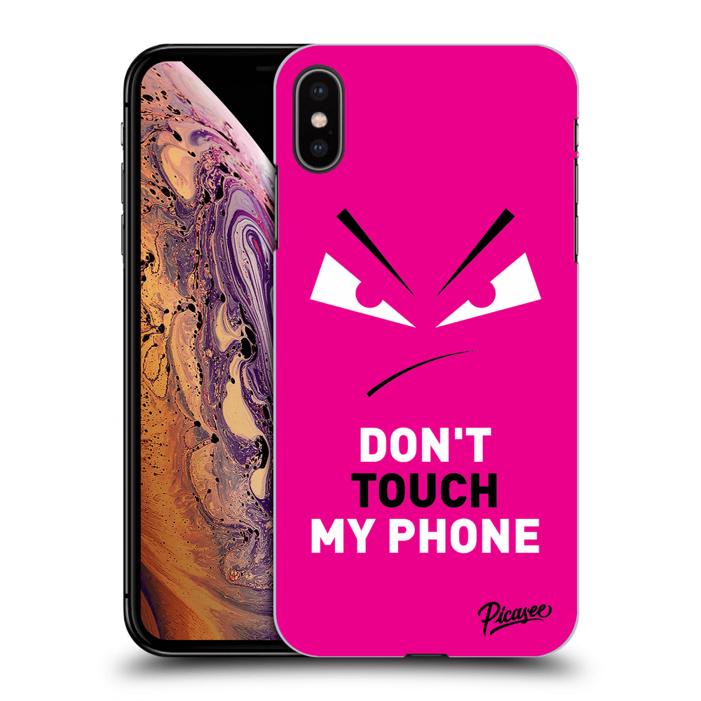 Picasee ULTIMATE CASE pro Apple iPhone XS Max - Evil Eye - Pink