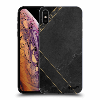 Etui na Apple iPhone XS Max - Black tile