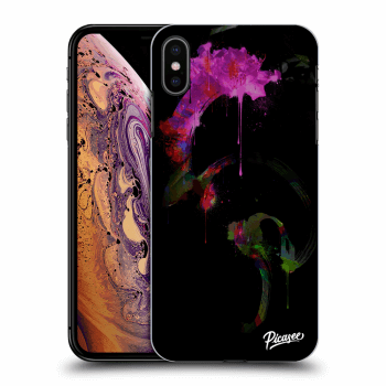 Picasee ULTIMATE CASE pro Apple iPhone XS Max - Peony black