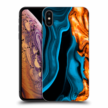 Picasee ULTIMATE CASE pro Apple iPhone XS Max - Gold blue