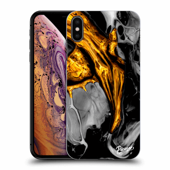 Etui na Apple iPhone XS Max - Black Gold