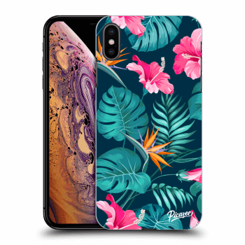 Etui na Apple iPhone XS Max - Pink Monstera