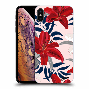 Etui na Apple iPhone XS Max - Red Lily