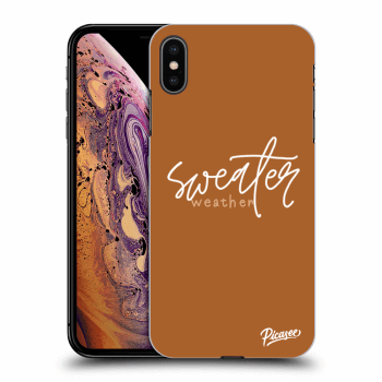Picasee ULTIMATE CASE pro Apple iPhone XS Max - Sweater weather