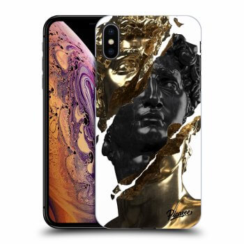 Etui na Apple iPhone XS Max - Gold - Black