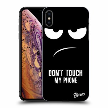 Picasee ULTIMATE CASE pro Apple iPhone XS Max - Don't Touch My Phone