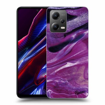 Etui na Xiaomi Poco X5 - Purple glitter
