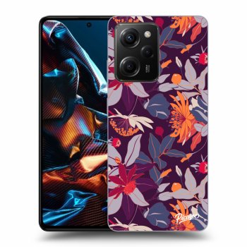 Etui na Xiaomi Poco X5 Pro - Purple Leaf