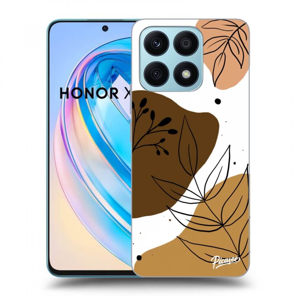 Picasee silikonowe przeźroczyste etui na Honor X8a - Boho style