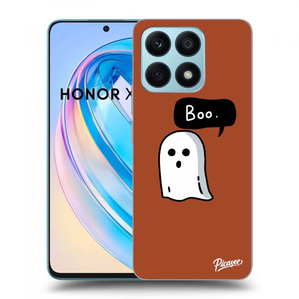 Picasee silikonowe przeźroczyste etui na Honor X8a - Boo