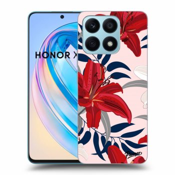 Etui na Honor X8a - Red Lily