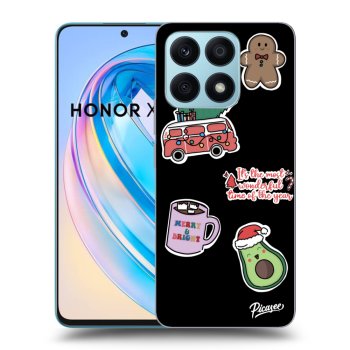 Etui na Honor X8a - Christmas Stickers