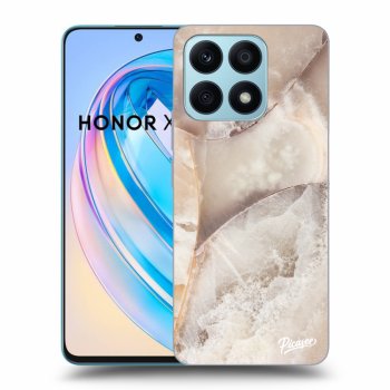 Etui na Honor X8a - Cream marble