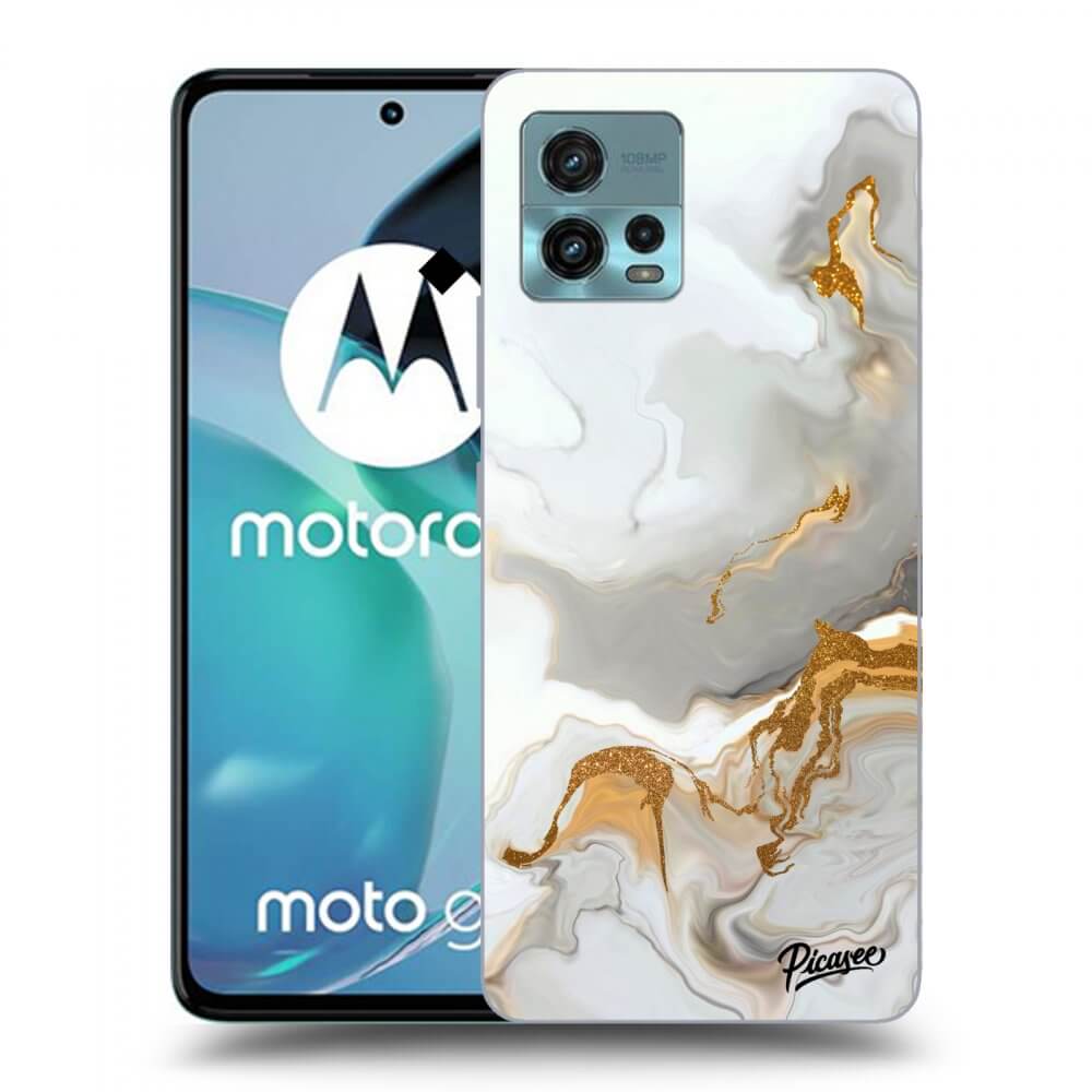 Picasee silikonowe czarne etui na Motorola Moto G72 - Her