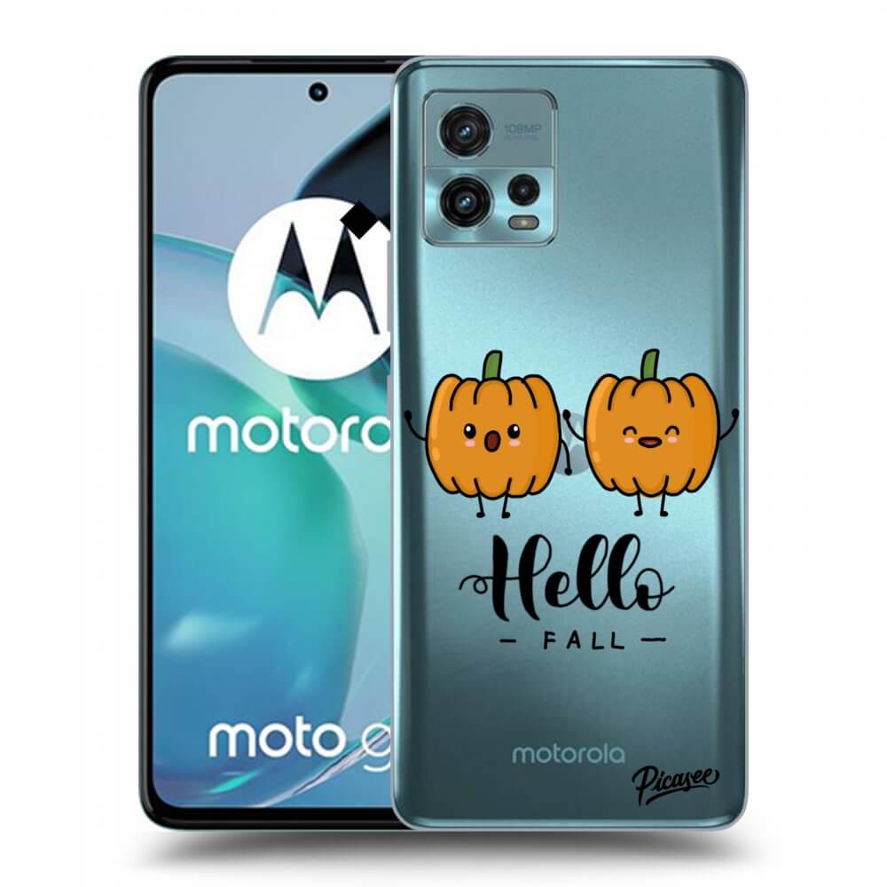 Picasee silikonowe przeźroczyste etui na Motorola Moto G72 - Hallo Fall
