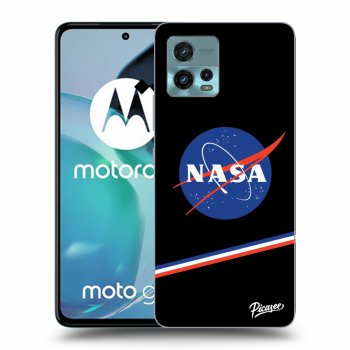 Picasee silikonowe czarne etui na Motorola Moto G72 - NASA Original