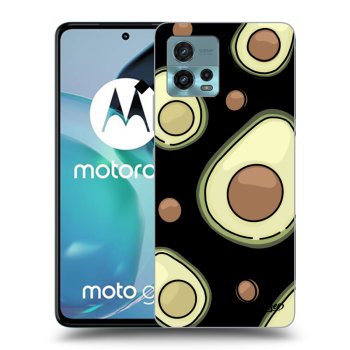 Picasee silikonowe czarne etui na Motorola Moto G72 - Avocado