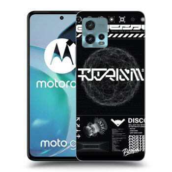 Picasee silikonowe czarne etui na Motorola Moto G72 - BLACK DISCO