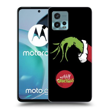 Picasee silikonowe czarne etui na Motorola Moto G72 - Grinch