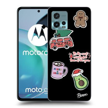 Etui na Motorola Moto G72 - Christmas Stickers