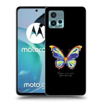 Etui na Motorola Moto G72 - Diamanty Black
