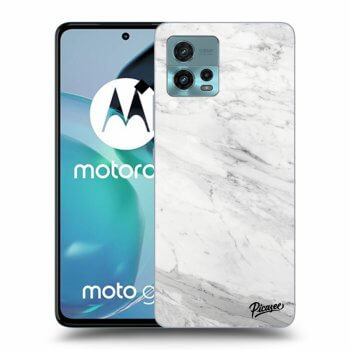 Etui na Motorola Moto G72 - White marble