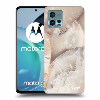 Etui na Motorola Moto G72 - Cream marble