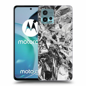 Picasee silikonowe czarne etui na Motorola Moto G72 - Chrome
