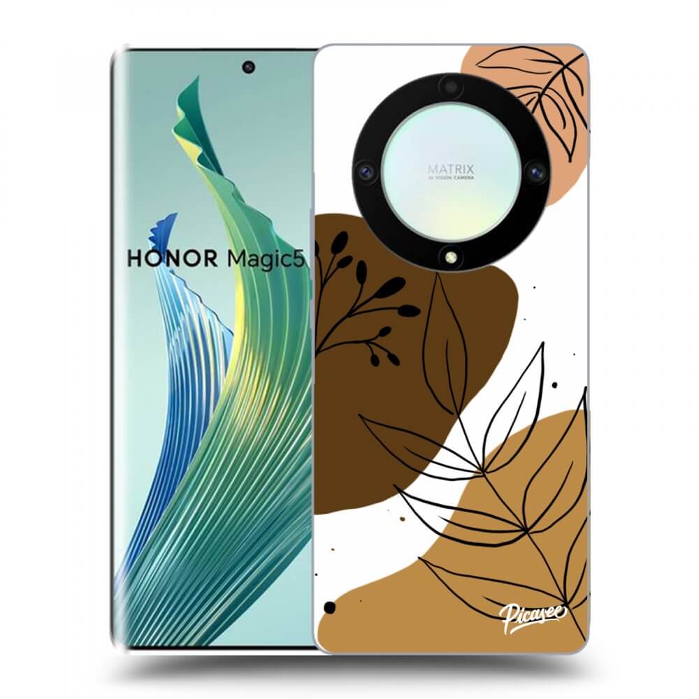 Picasee silikonowe przeźroczyste etui na Honor Magic5 Lite 5G - Boho style